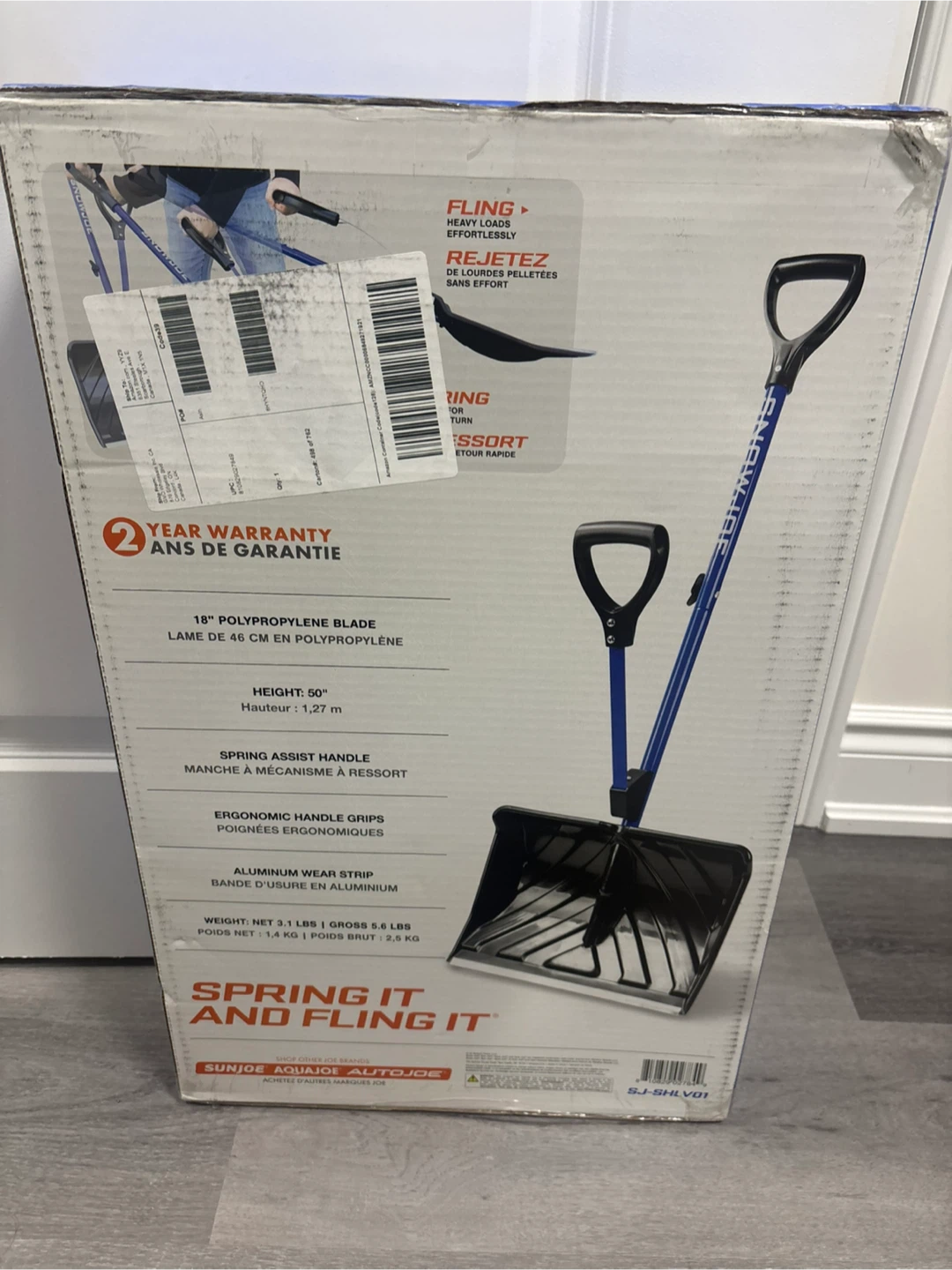 Snow Joe Strain-Reducing Snow Shovel - photo 2