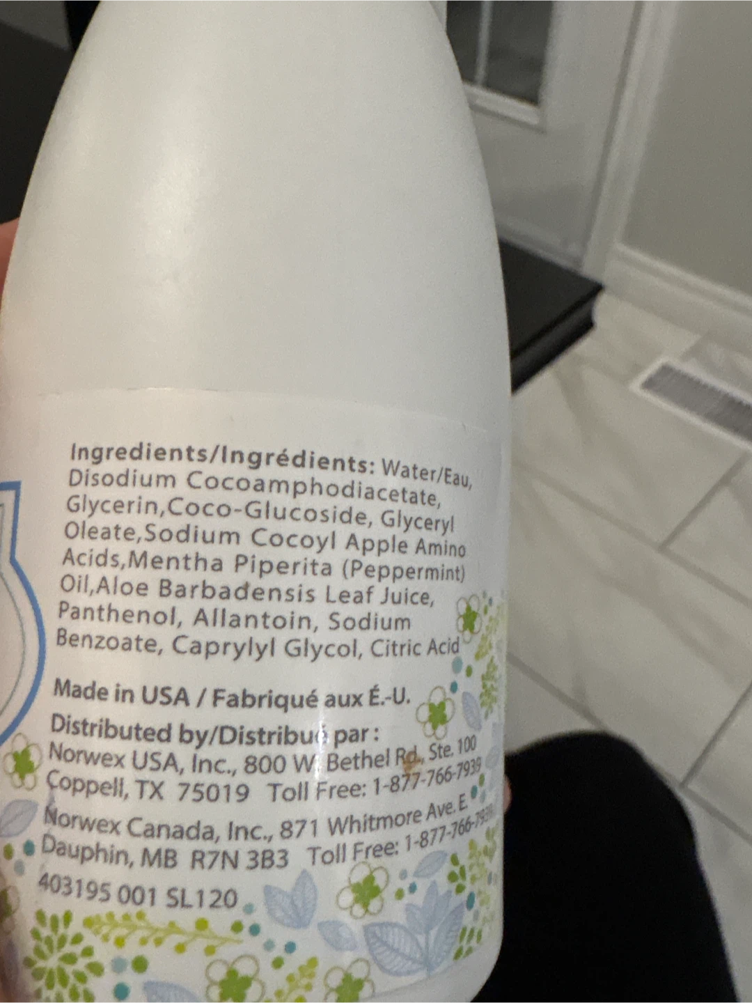 Norwex Peppermint Foaming Hand Wash - photo 2