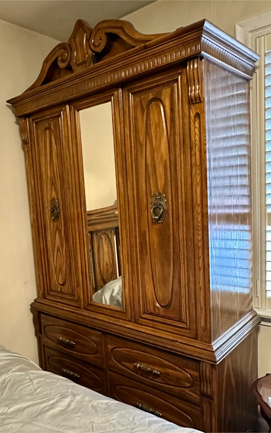 Solid oak bedroom furniture in excellent condition - photo 2