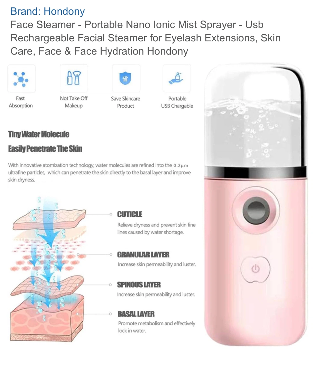 Nano Face Mist Sprayer - photo 2