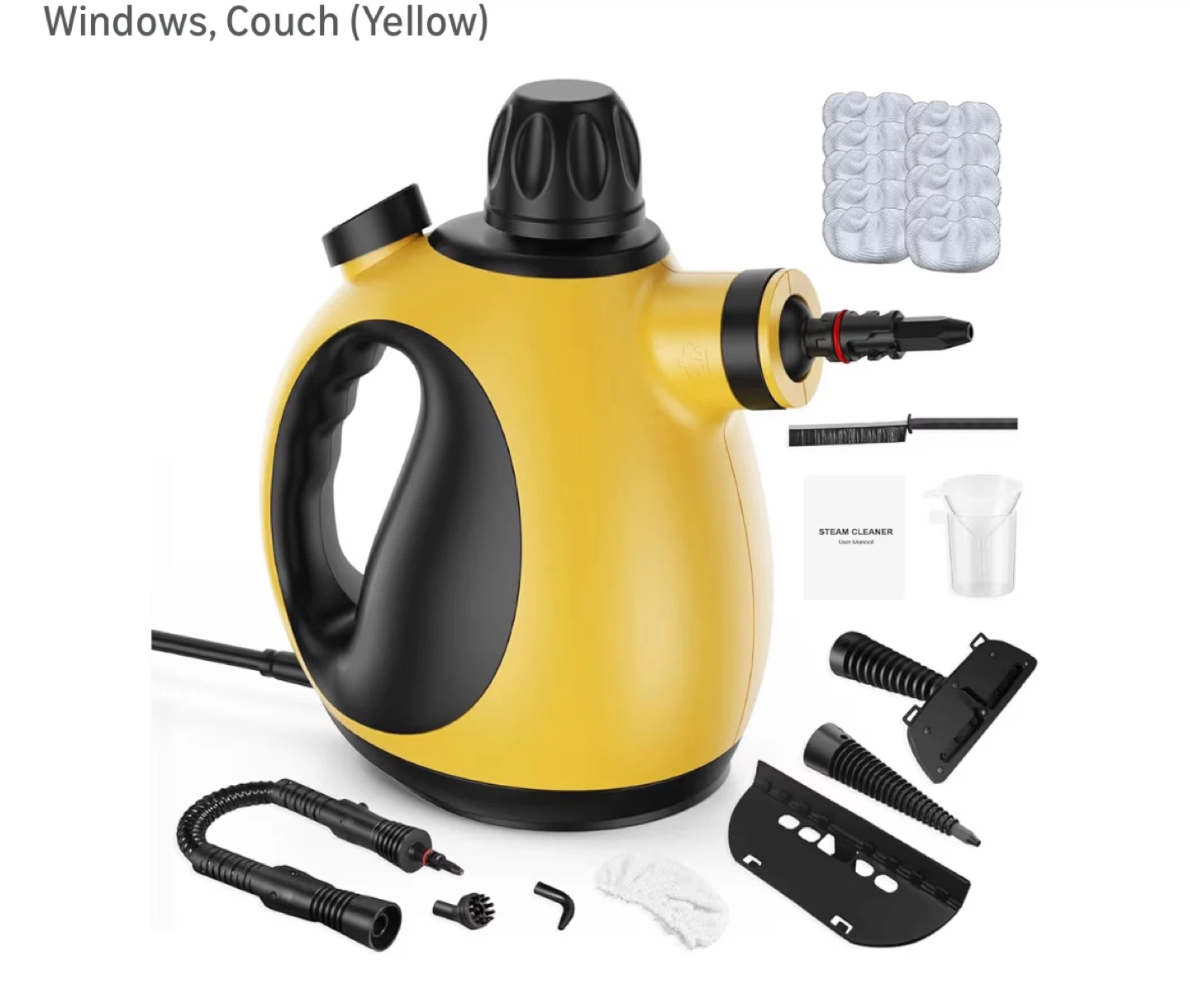 Handheld Steam Cleaner Yellow-New in box - photo 2