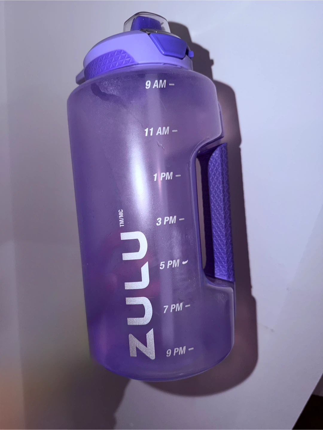 ZULU 64 oz Motivational Water Bottle
