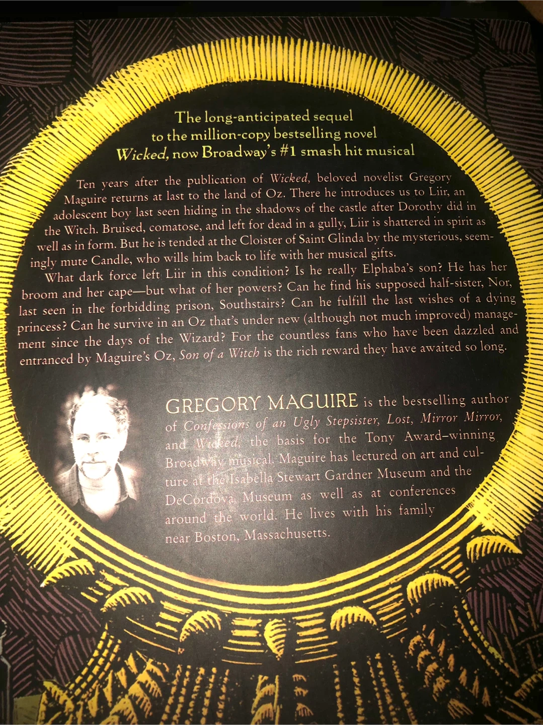 NEW Son of a Witch by Gregory Maguire - Advance Reader's Edition - photo 2