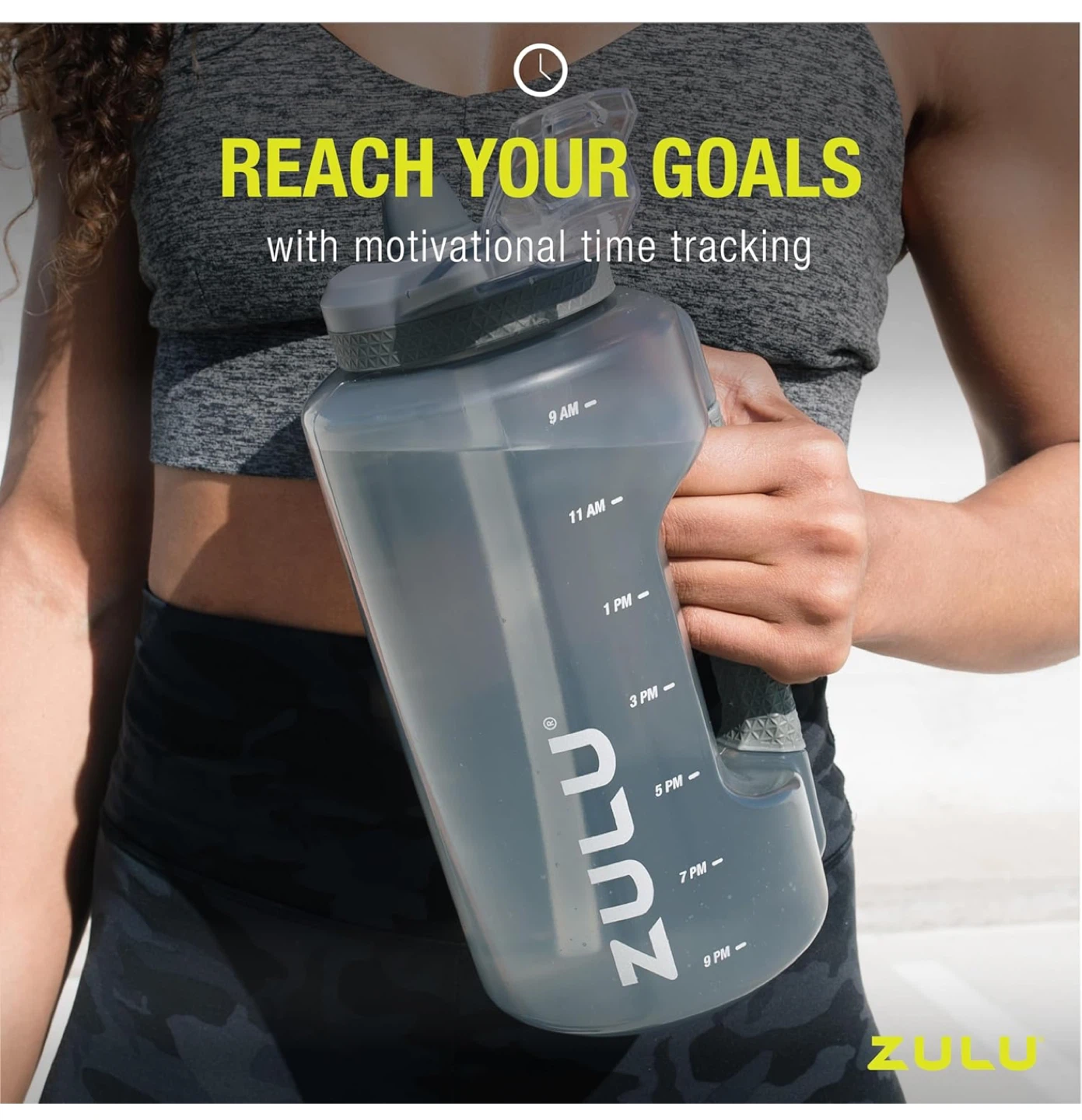 ZULU 64 oz Motivational Water Bottle - photo 5