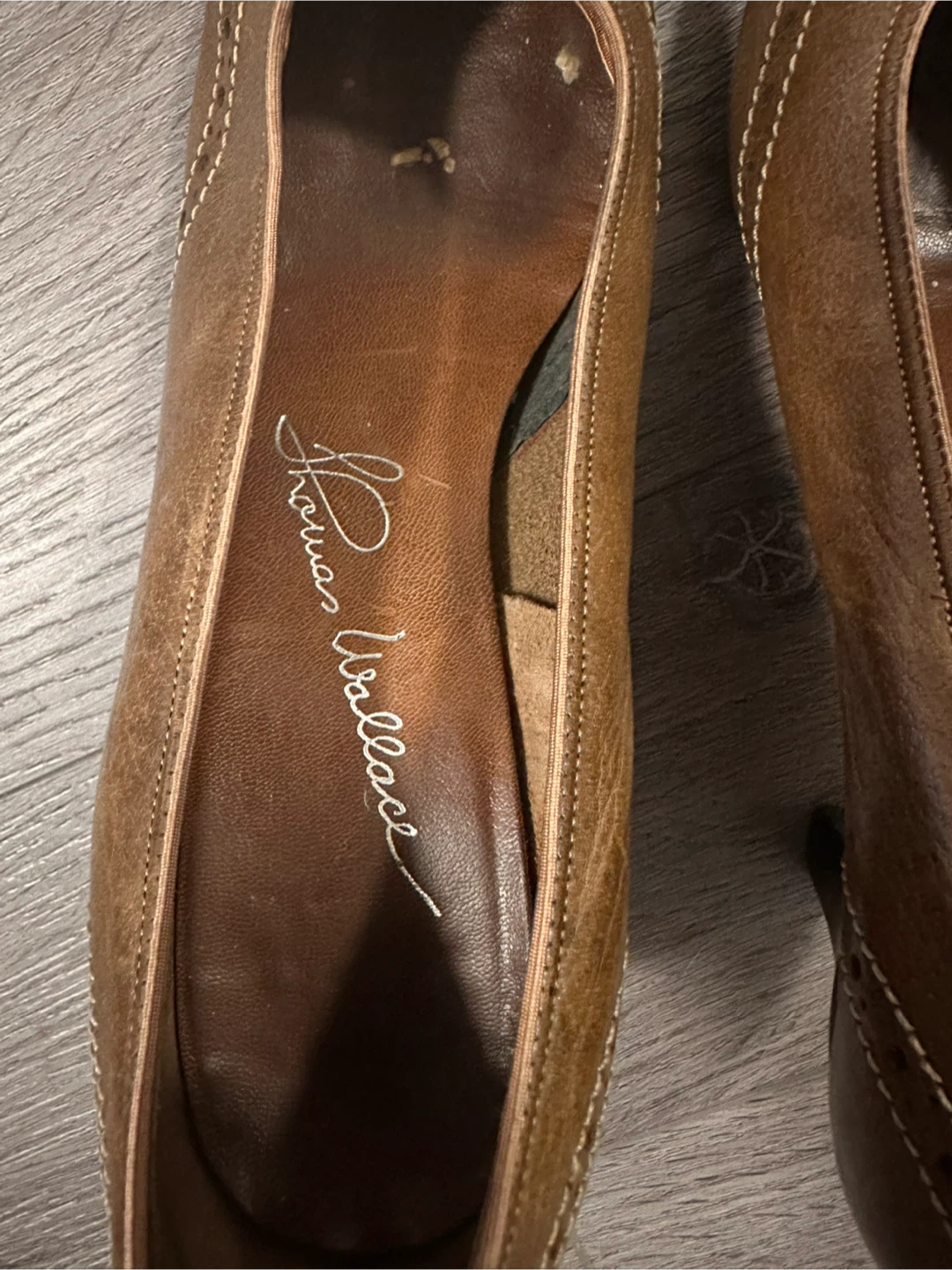 Fiona Wallace Women's Brown Leather Heels - photo 2