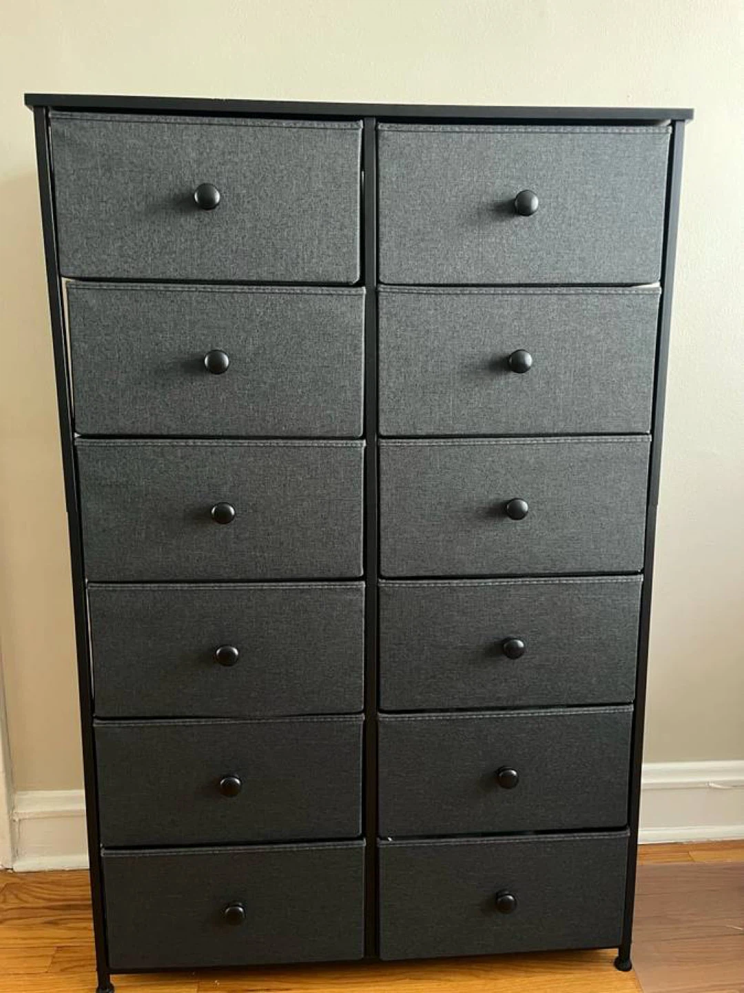 12 Drawer Fabric Dresser Chest