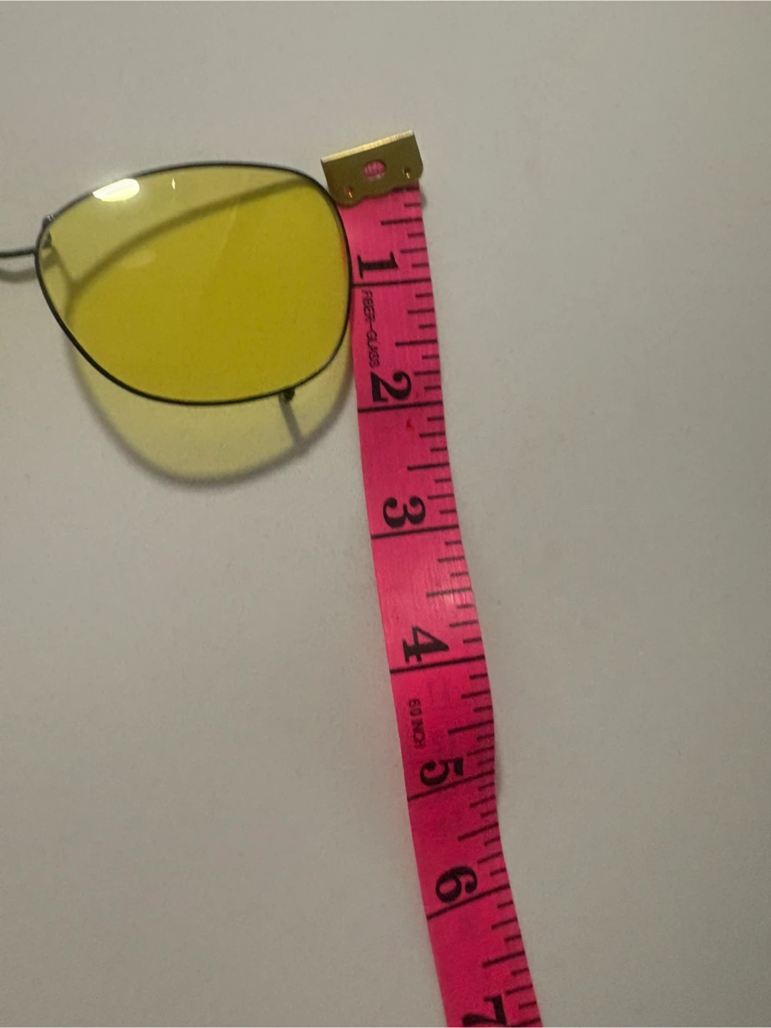 Lunettes clip-on jaunes Greiche & Scaff avec étui - photo 4