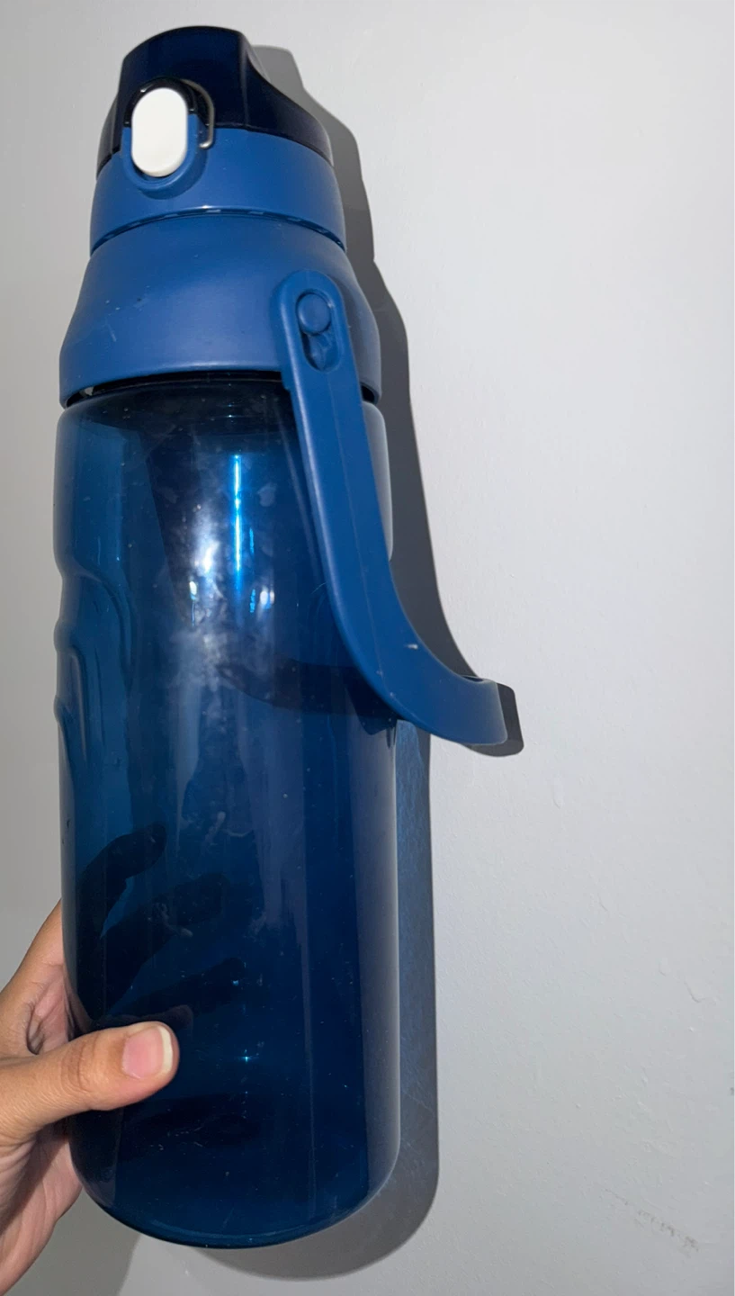 Blue Water Bottle with Handle