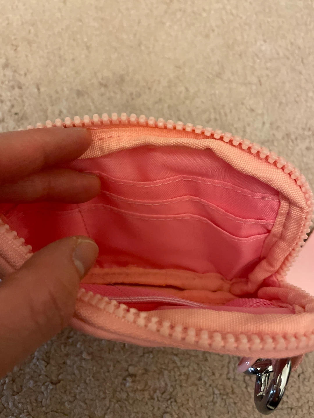 Pink Card Holder Pouch with Wrist Strap - photo 2