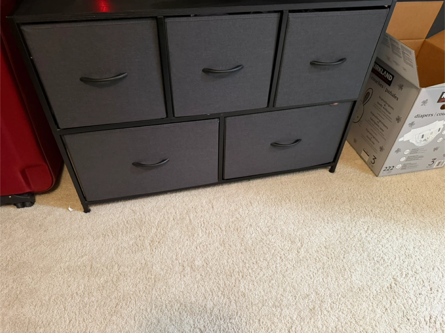 Fabric Drawer Dresser