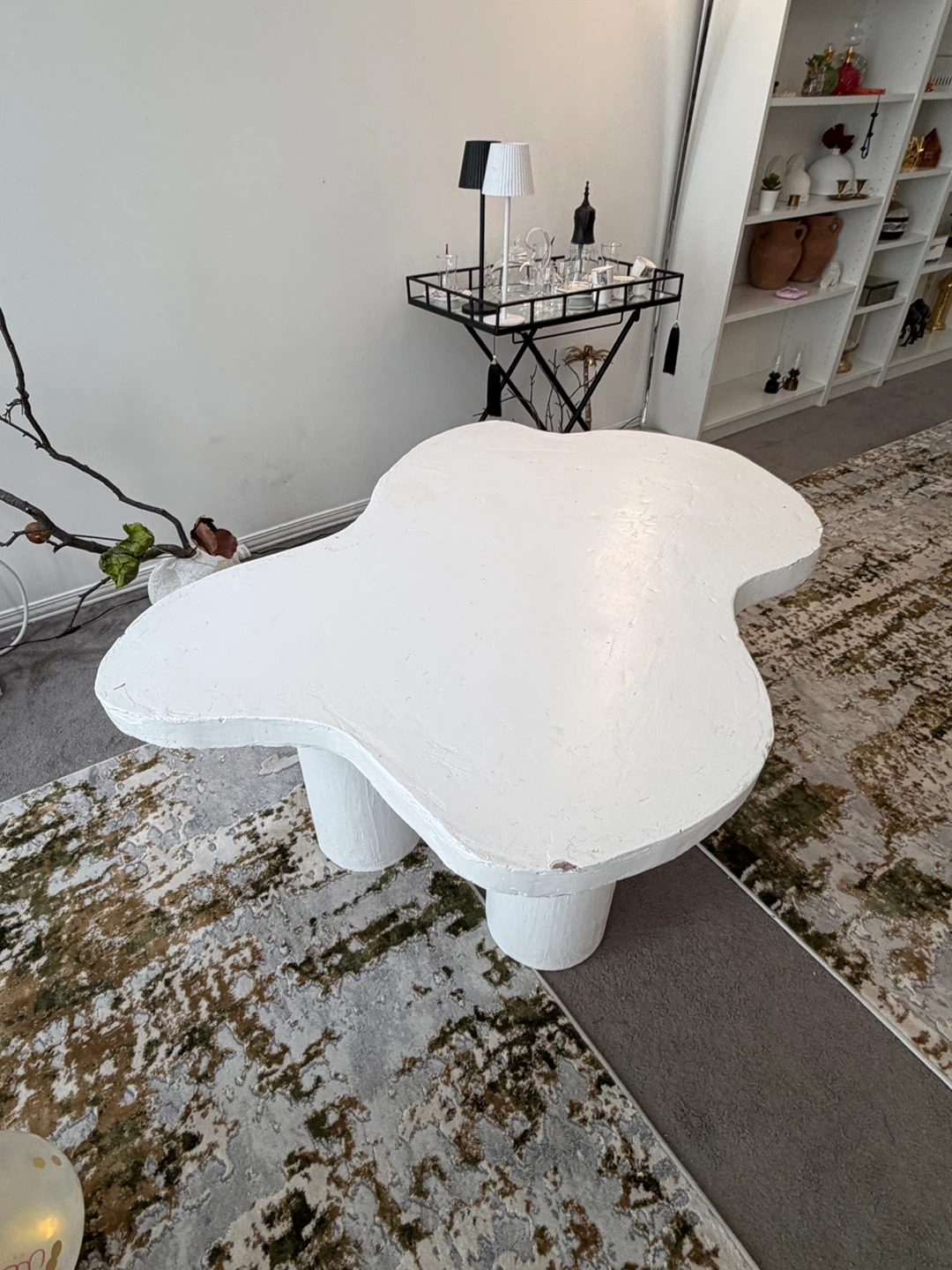 Unique handmade from foam Coffee Table - White - photo 3