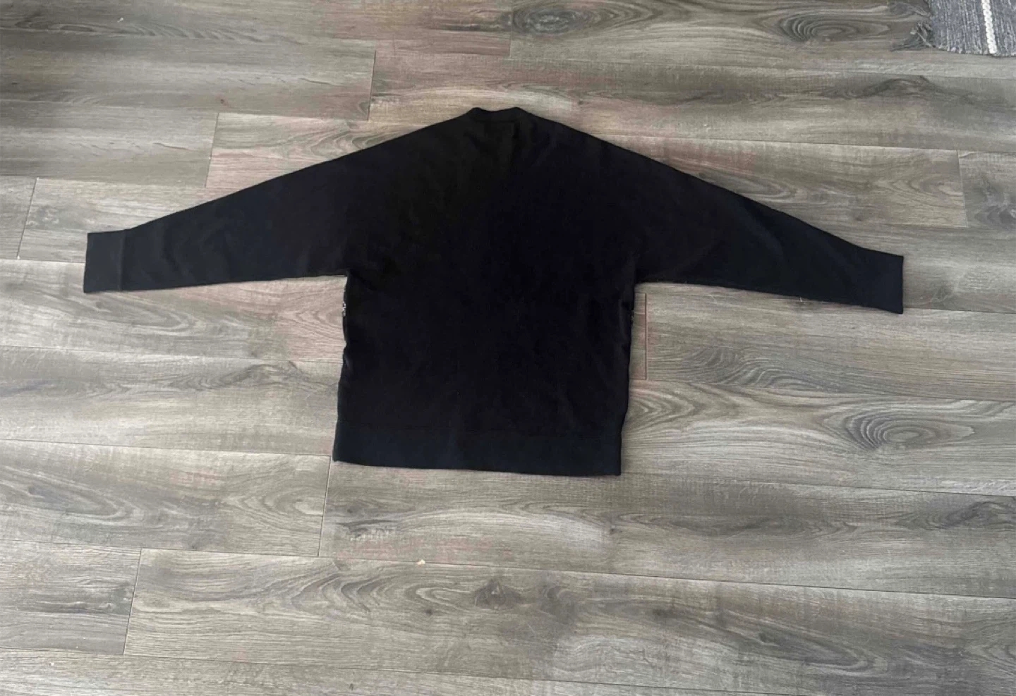 Stone Island Logo Intarsia Crewneck Sweater 'Black' - photo 2