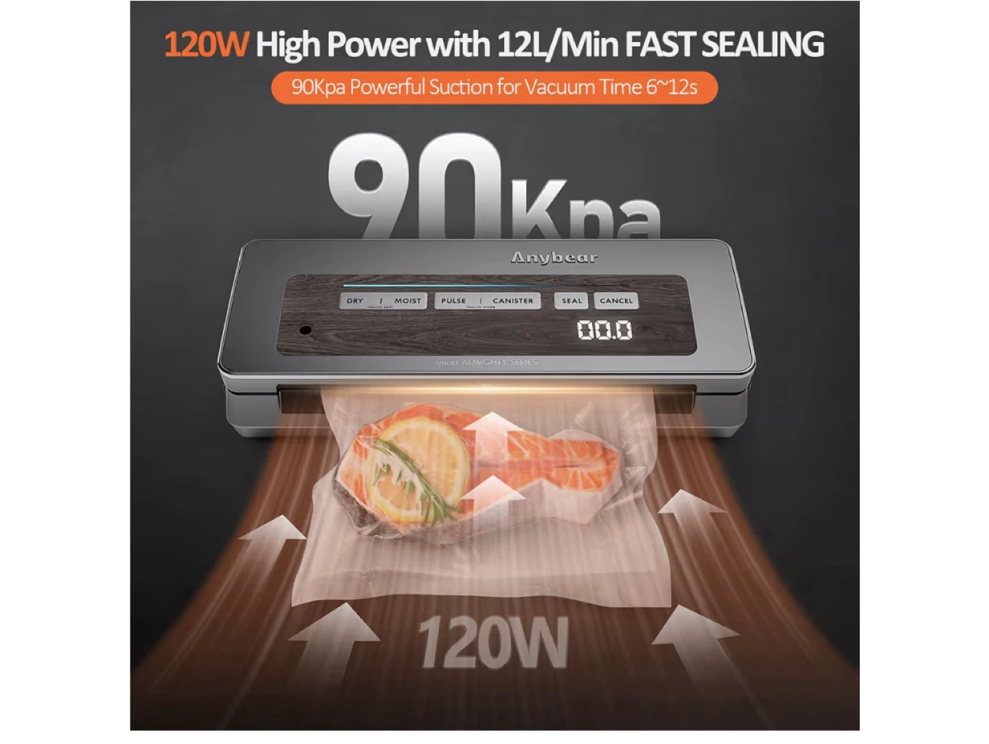 Anybear Smart Suction DQ Vacuum Sealer - photo 4