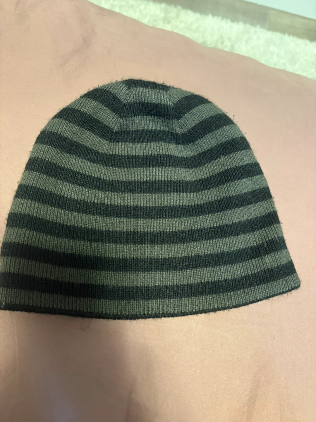 Striped Beanie Hat