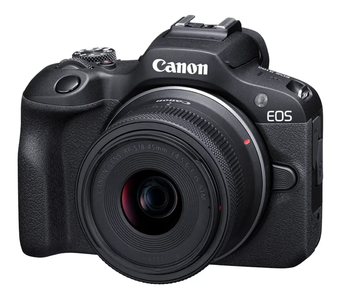 Canon EOS R100 Mirrorless Camera with RF-S 18-45mm Lens