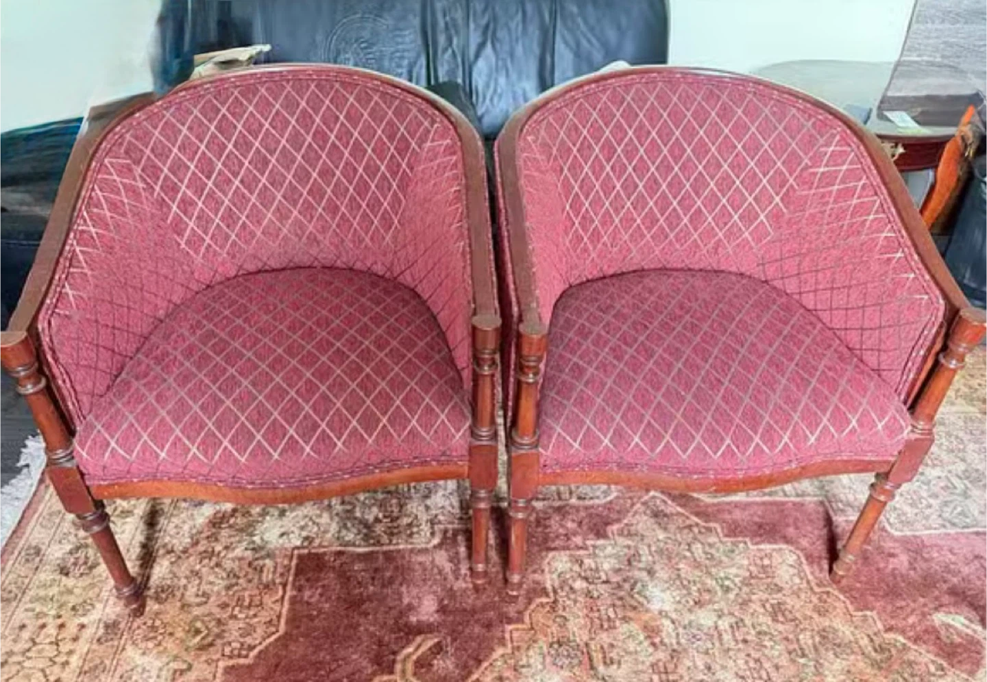 Set of 4 Vintage Accent Chairs - photo 2