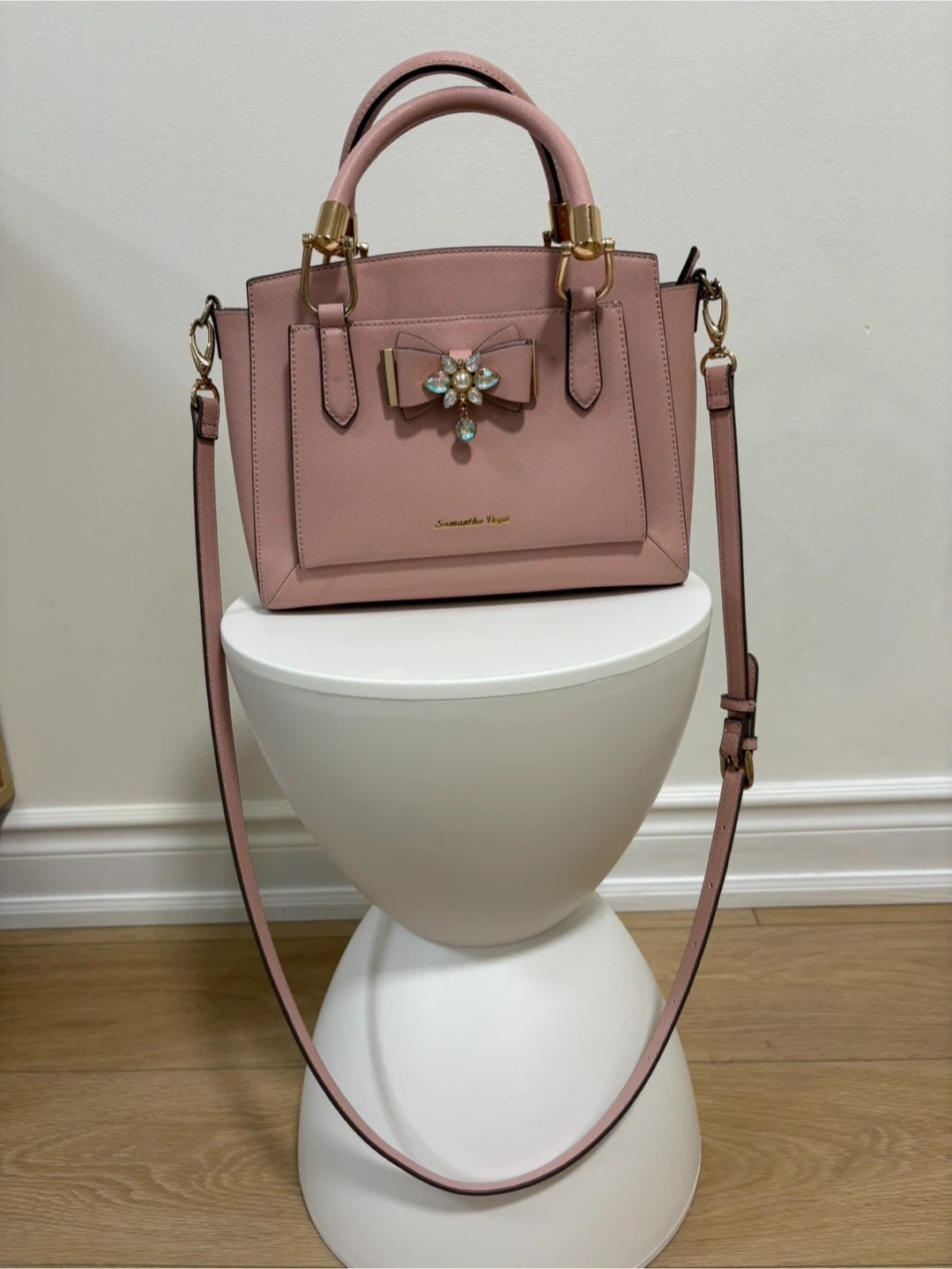 JAPAN Samantha Vega Thavasa pink handbag purse - photo 2