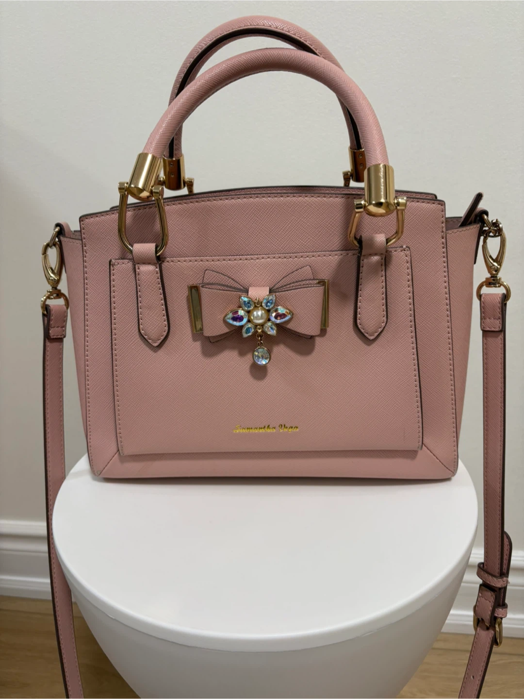 JAPAN Samantha Vega Thavasa pink handbag purse