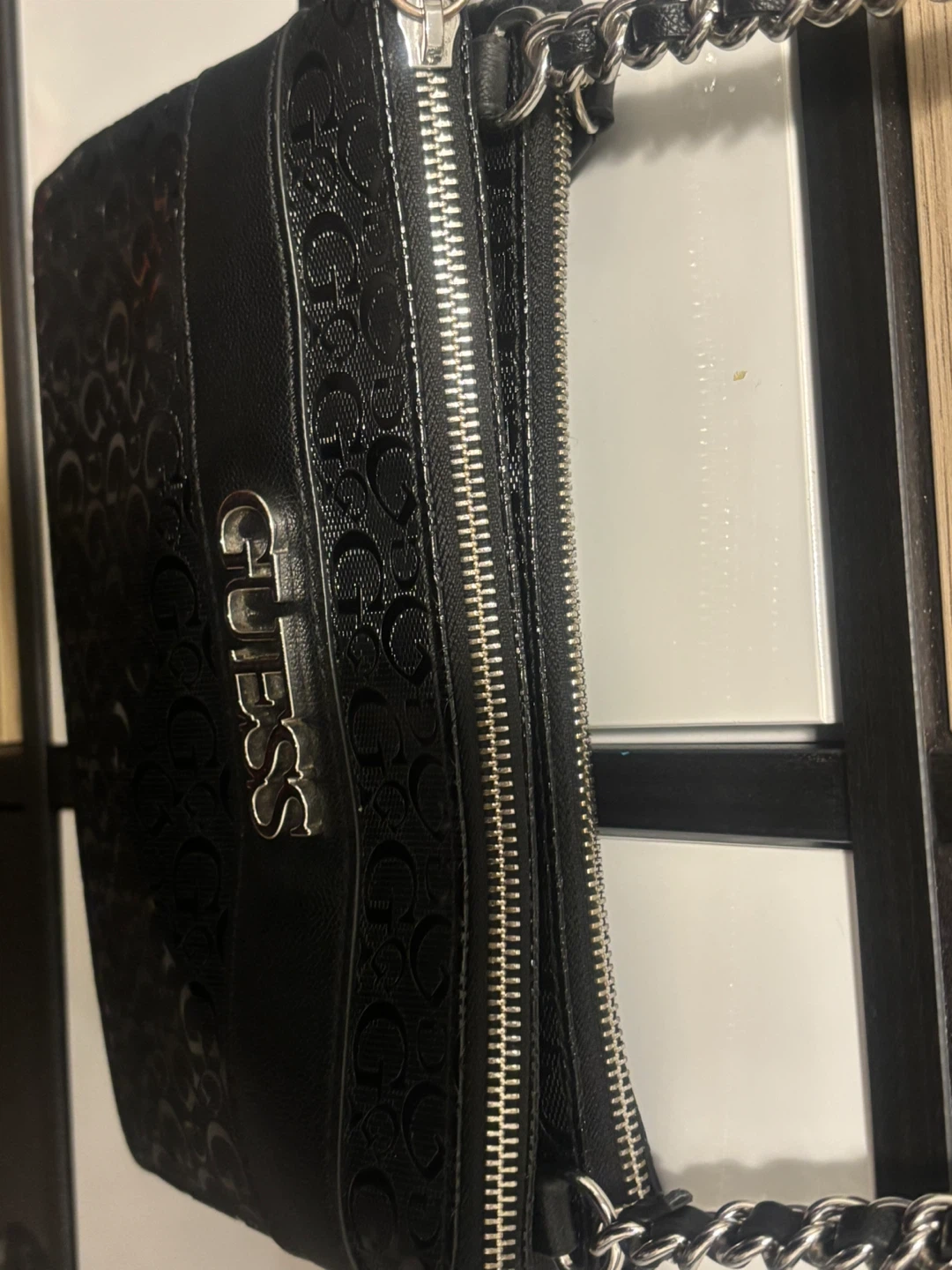 Black GUESS Shoulder Bag - photo 4