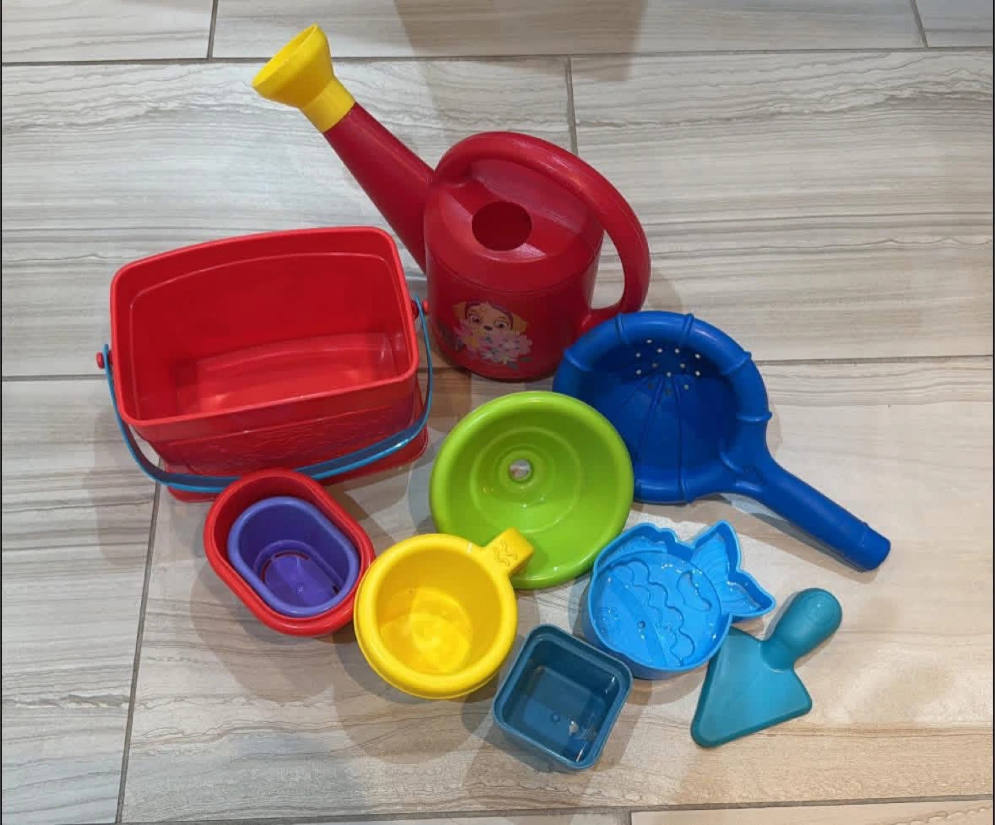 Sand and water toys