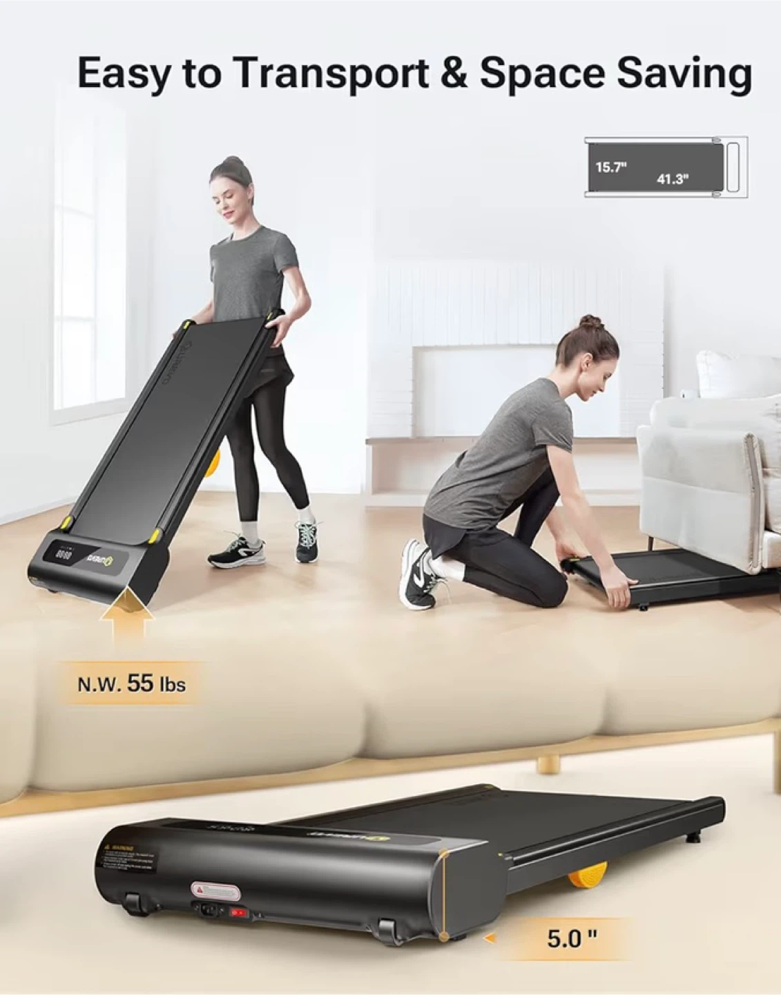 UREVO Under Desk Treadmill - photo 4