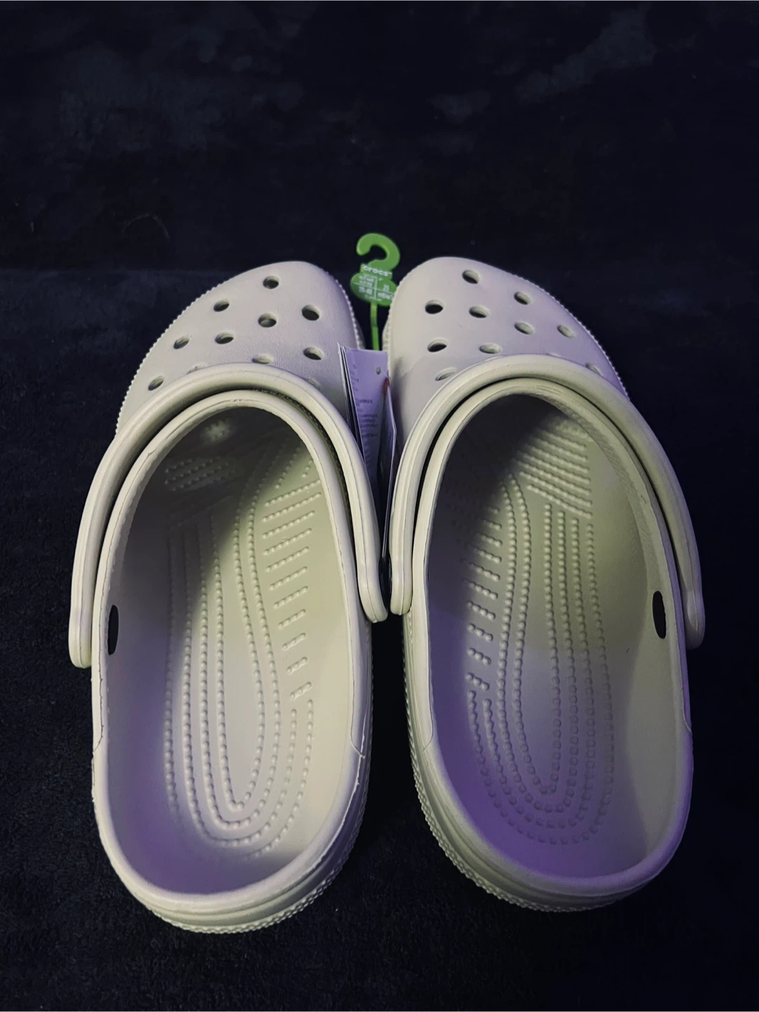 Crocs Classic Clogs Size 7 Men/9 Women White - photo 2