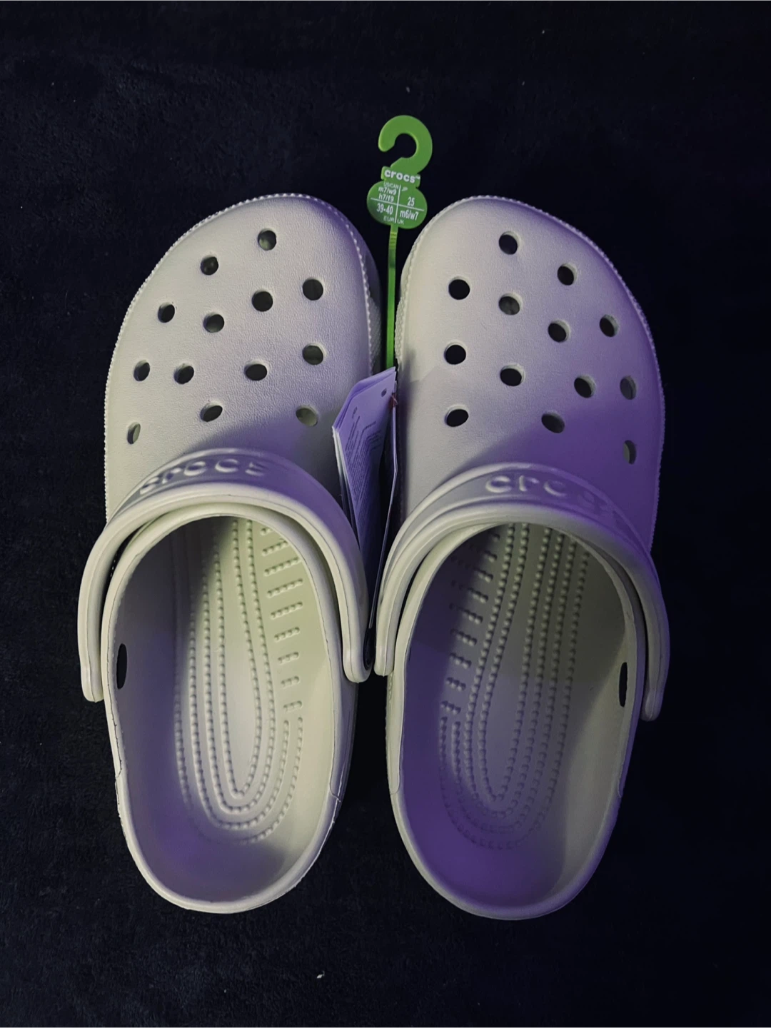 Crocs Classic Clogs Size 7 Men/9 Women White - photo 3