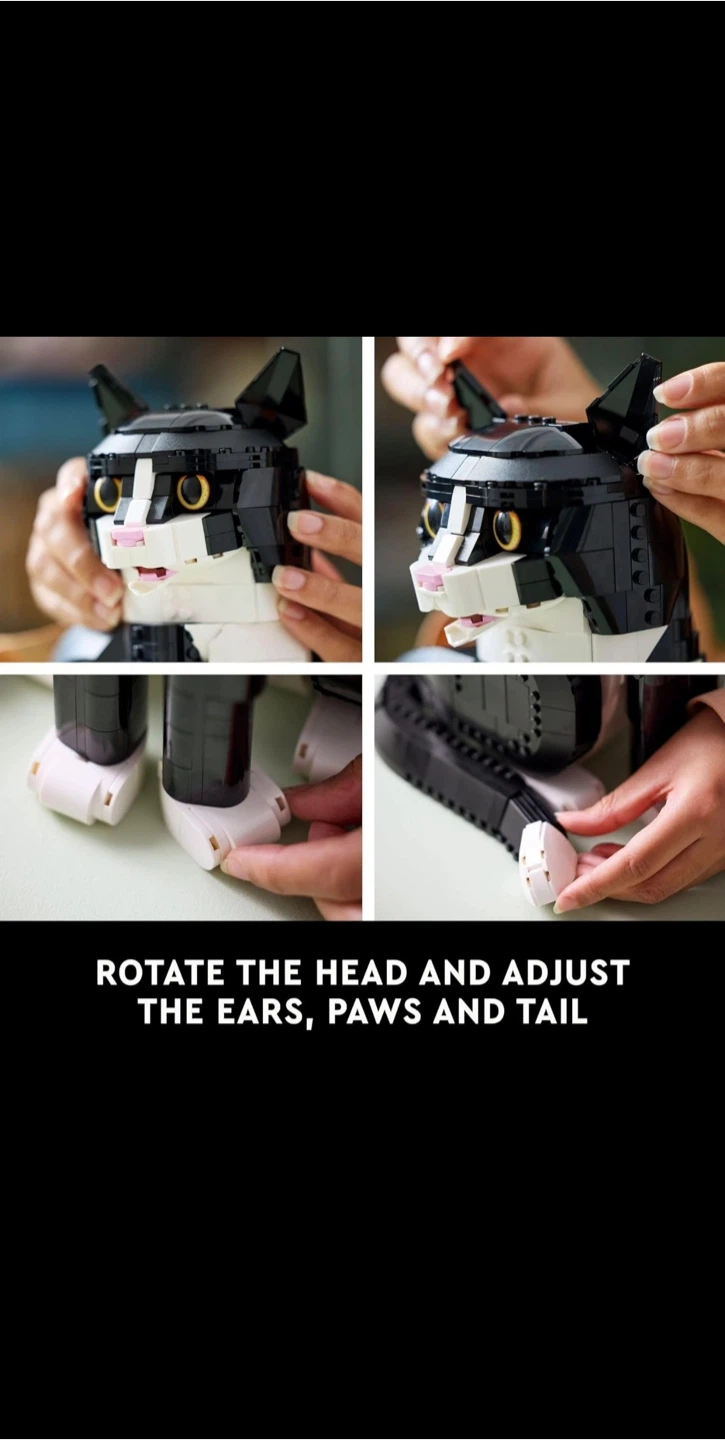 LEGO 21349  Ideas Tuxedo Cat, Home Decor - photo 5