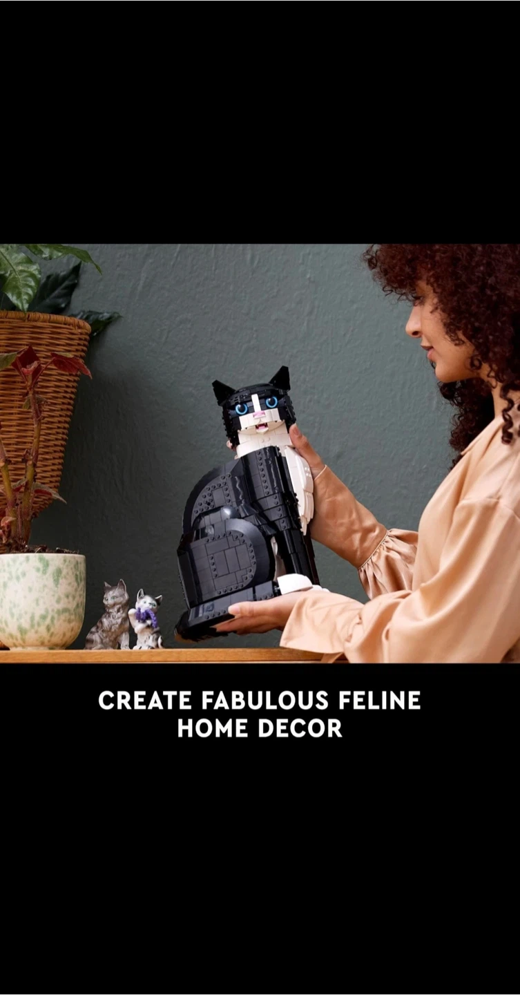 LEGO 21349  Ideas Tuxedo Cat, Home Decor - photo 2