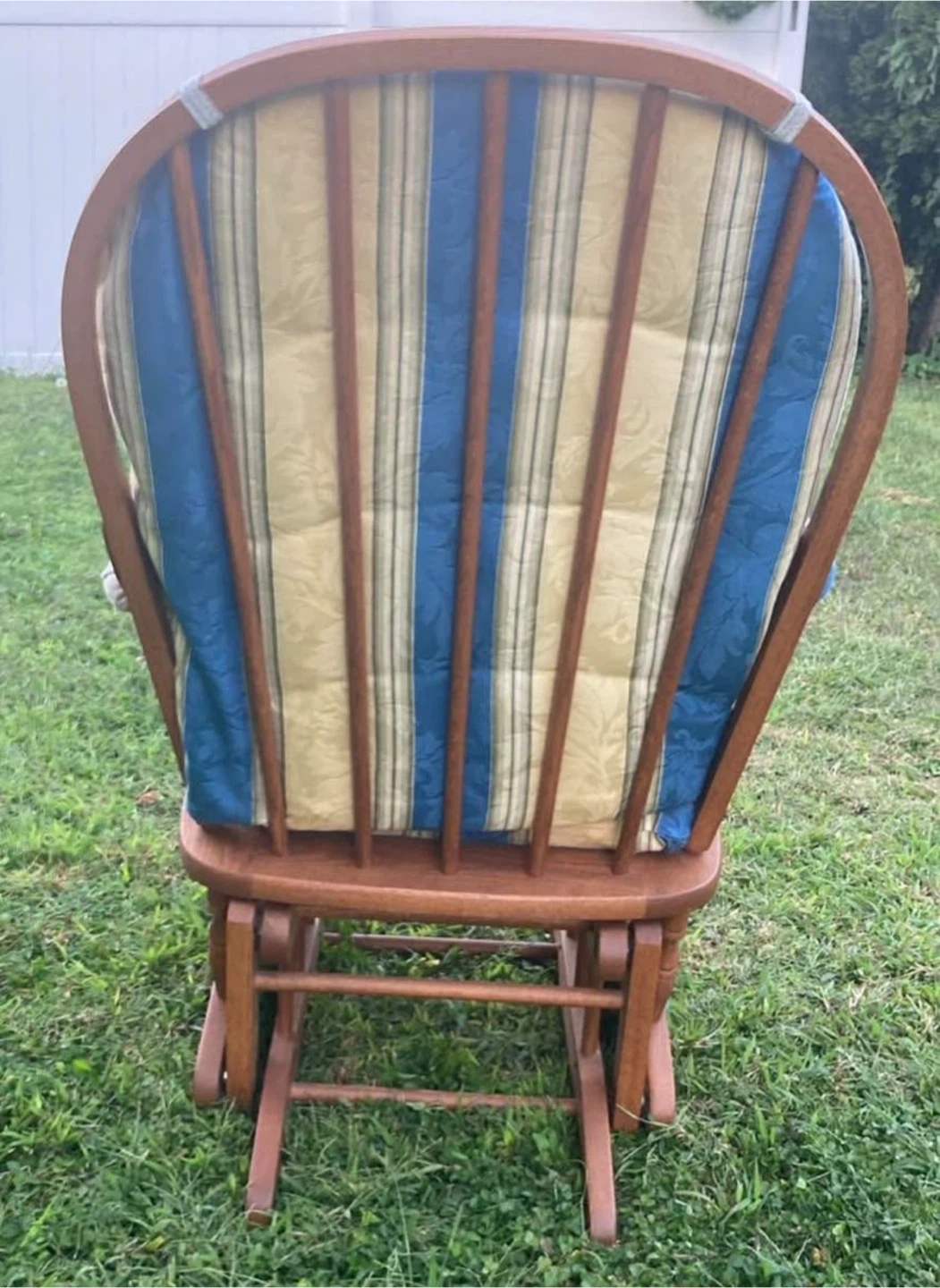 Wooden Glider Rocker Chair with Cushions - photo 4