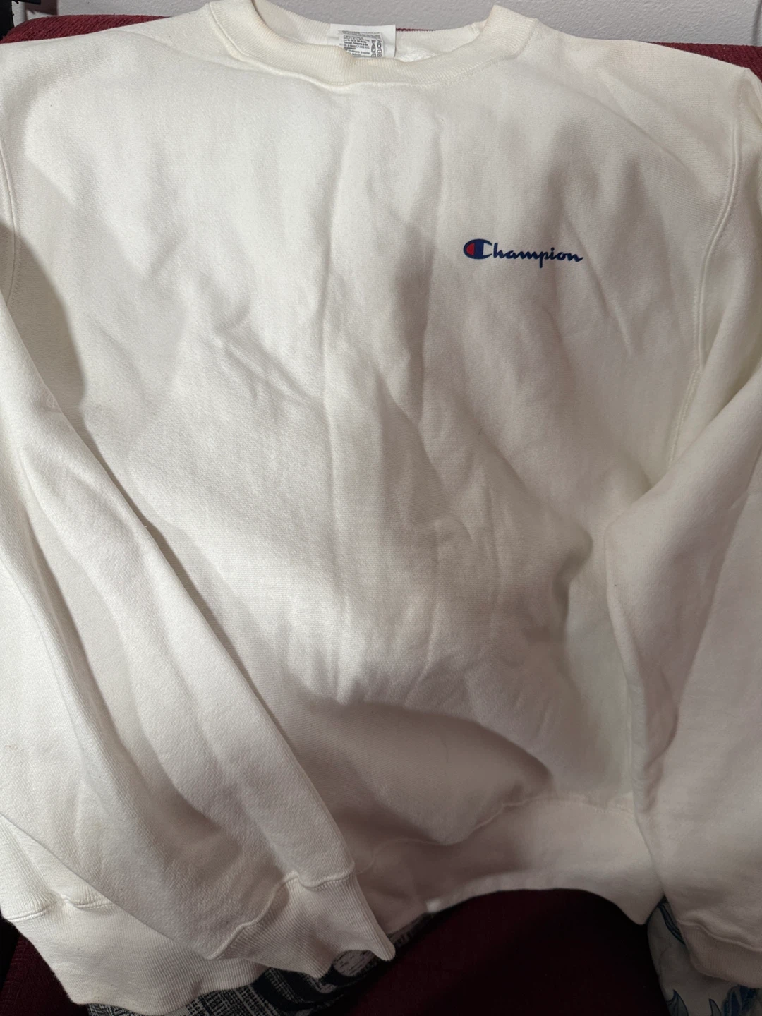Champion White Sweatshirt