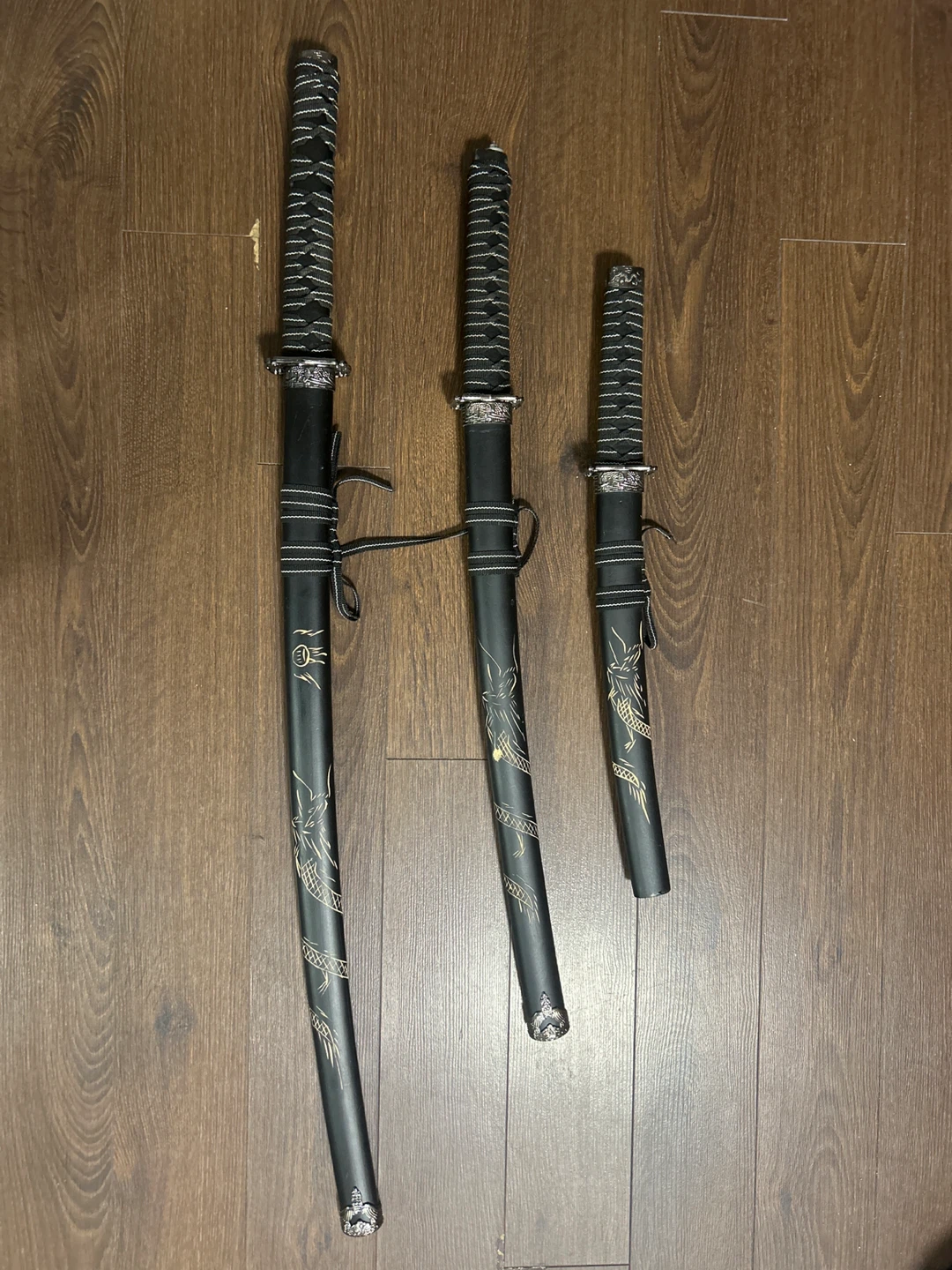 Decorative Samurai Swords with Display Stand