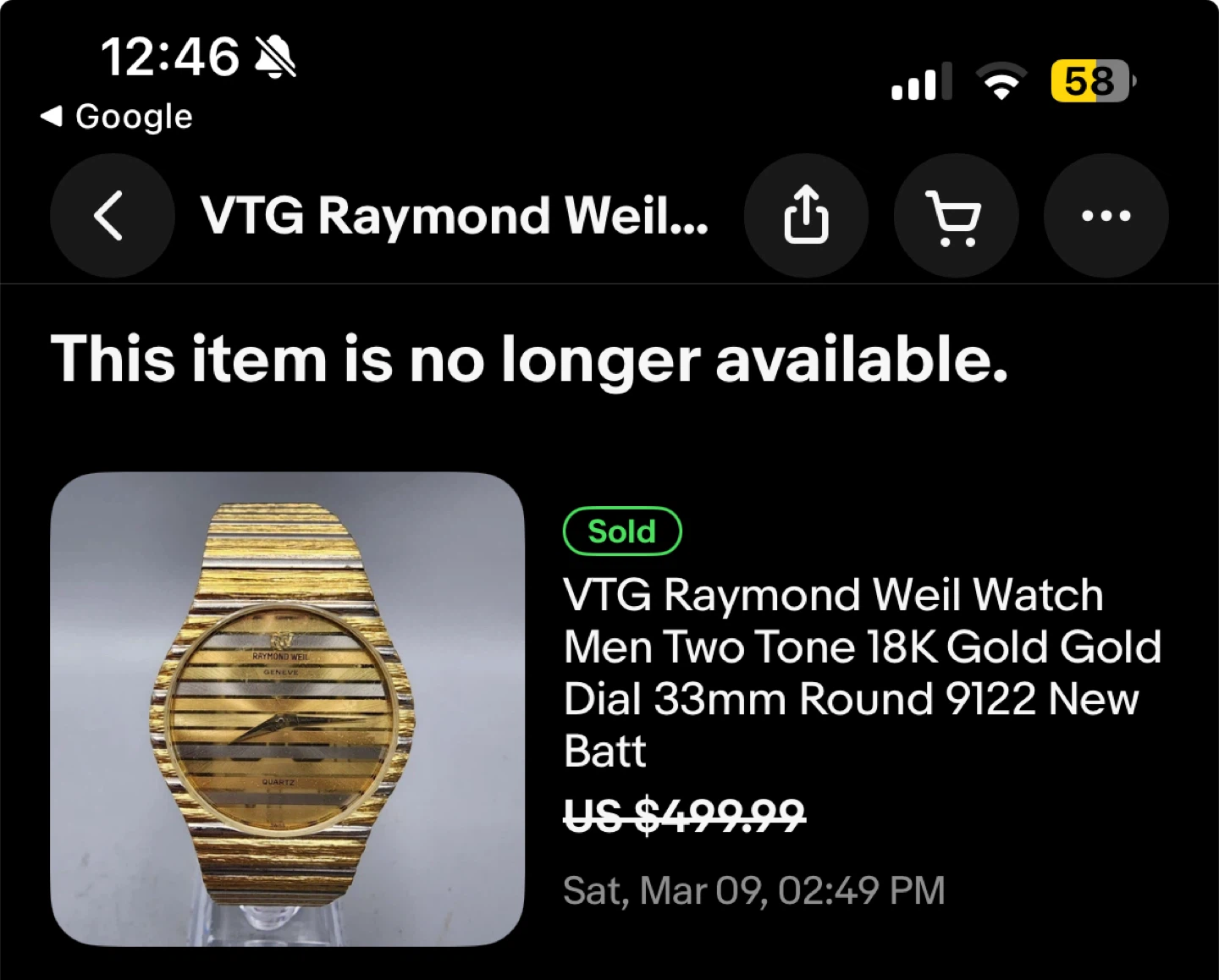 Raymond Weil Geneve Quartz Watch - photo 5