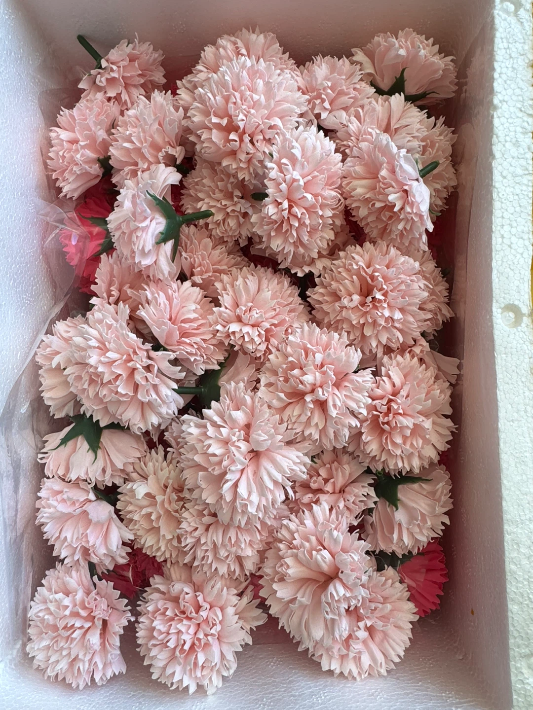 Artificial Flowers Bundle - Pink, Red, White - photo 4