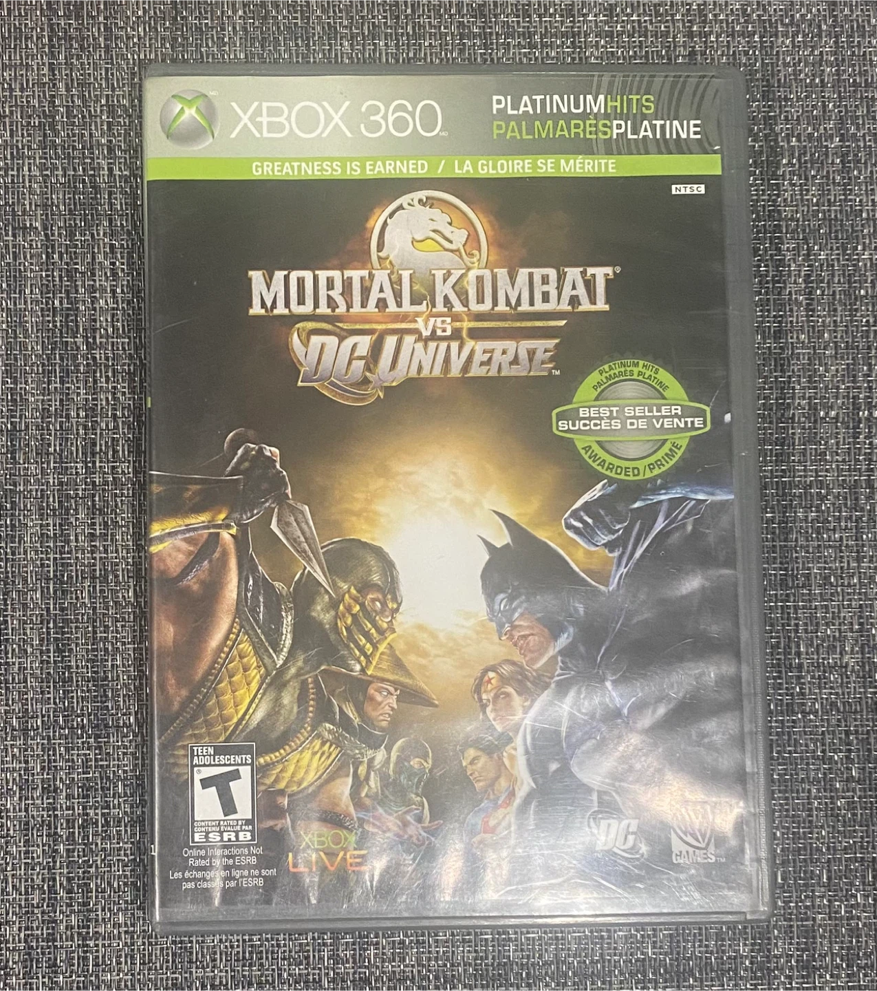Mortal Kombat vs DC Universe Xbox 360 Platinum Hits