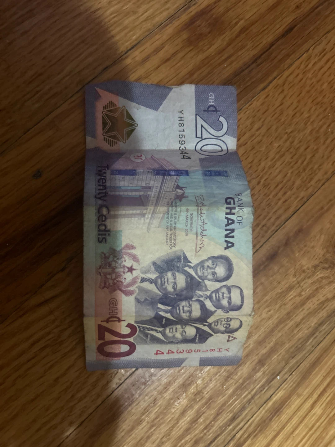 20 Ghanaian Cedis Banknote