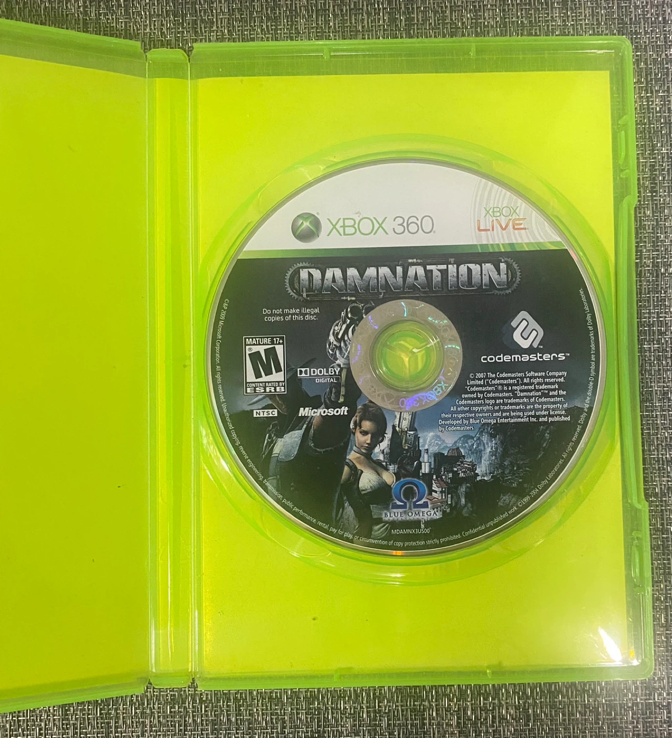 Damnation Xbox 360 Game - photo 2