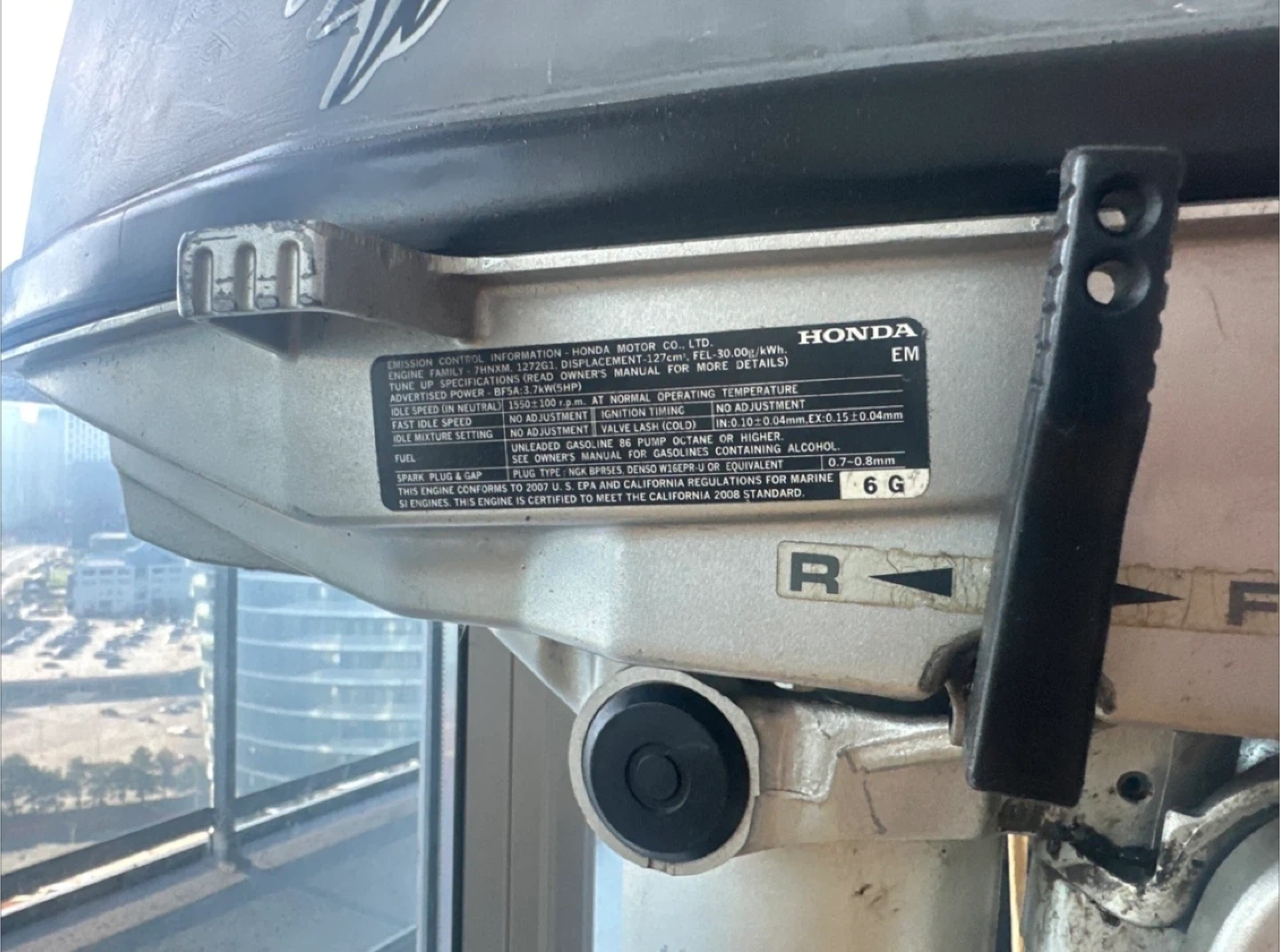 Honda EM Outboard Motor - photo 2