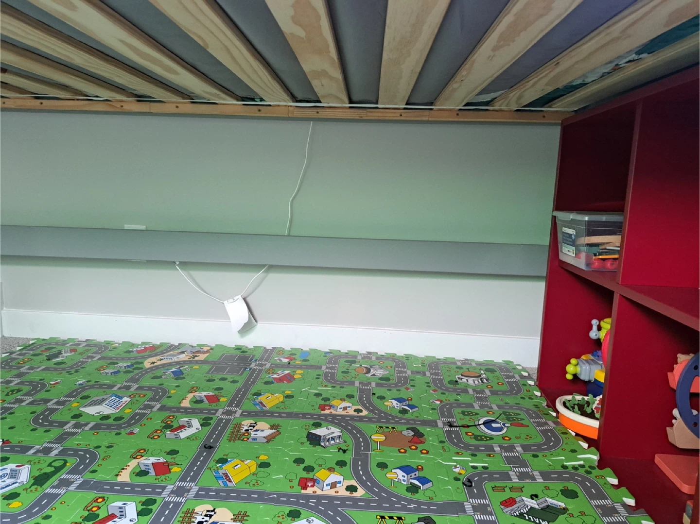 Grey Wooden Loft Bed Frame - photo 4