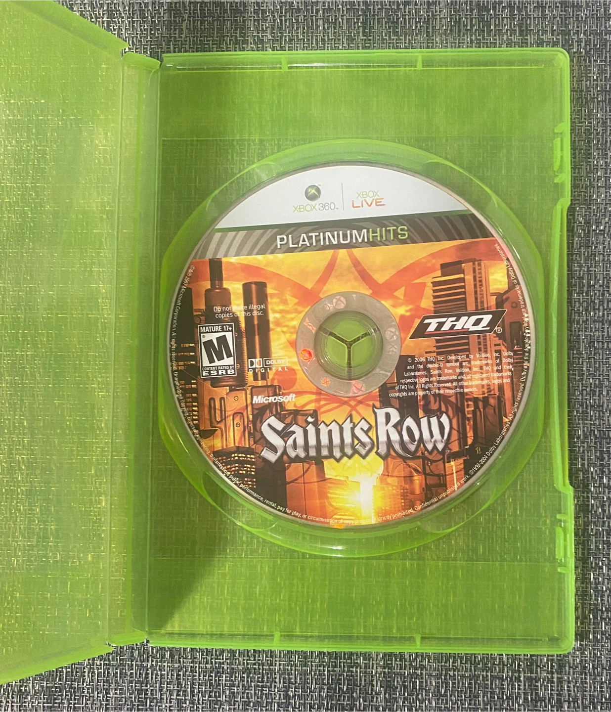 Saints Row Platinum Hits - Xbox 360