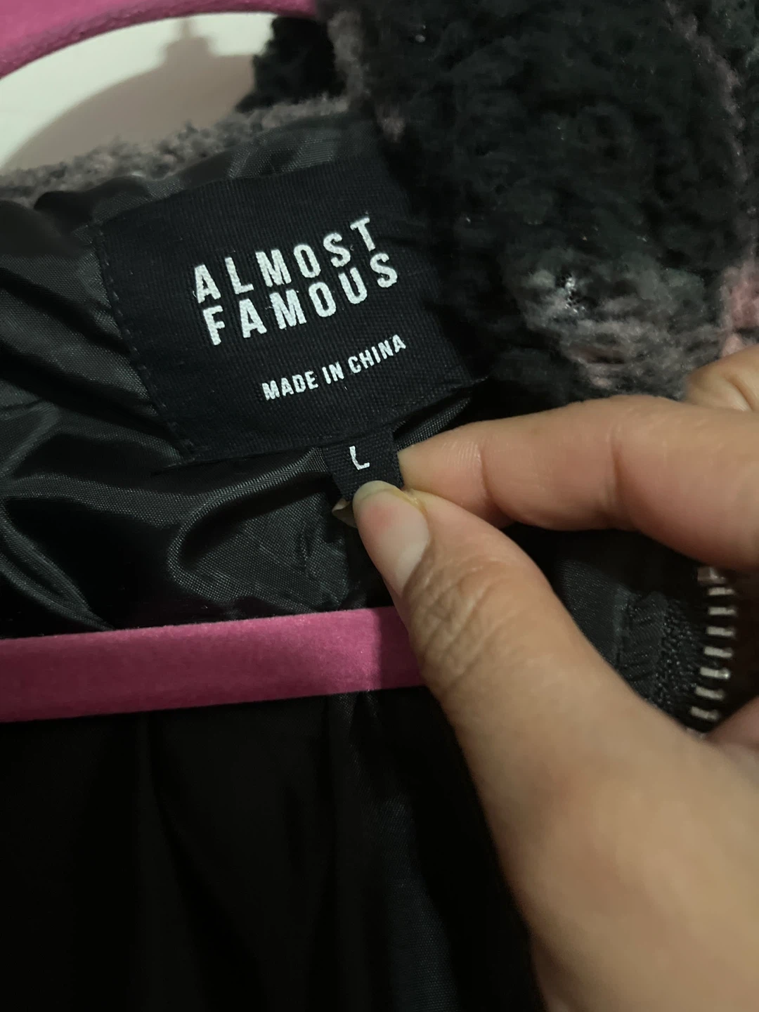 Almost Famous Plaid Fuzzy Jacket - photo 2