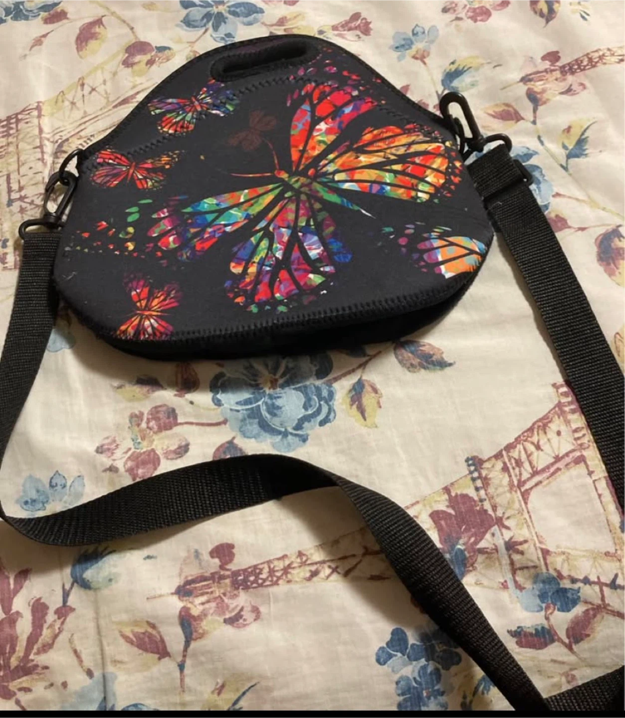 Butterfly Lunch Bag Insulated Neoprene - photo 2