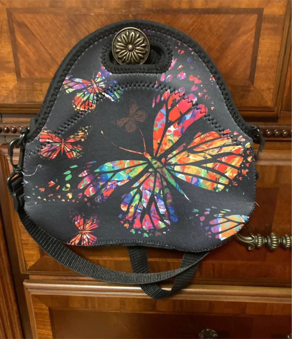 Butterfly Lunch Bag Insulated Neoprene
