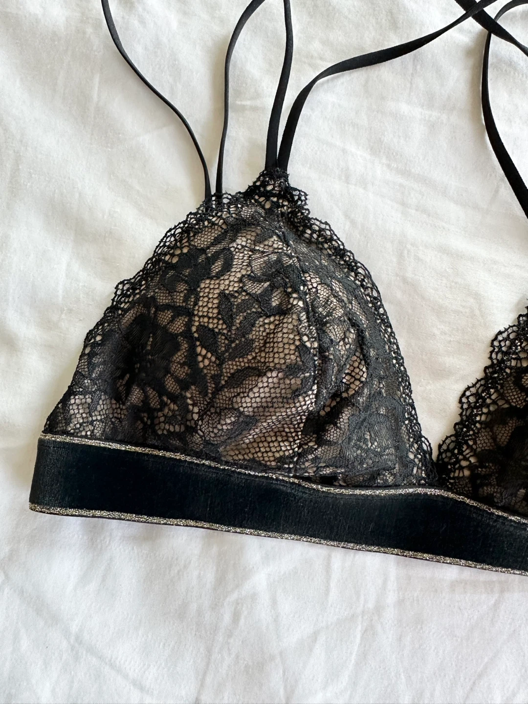 🆕 b.tempt'd Black Lace Bralette - Size Small - photo 3