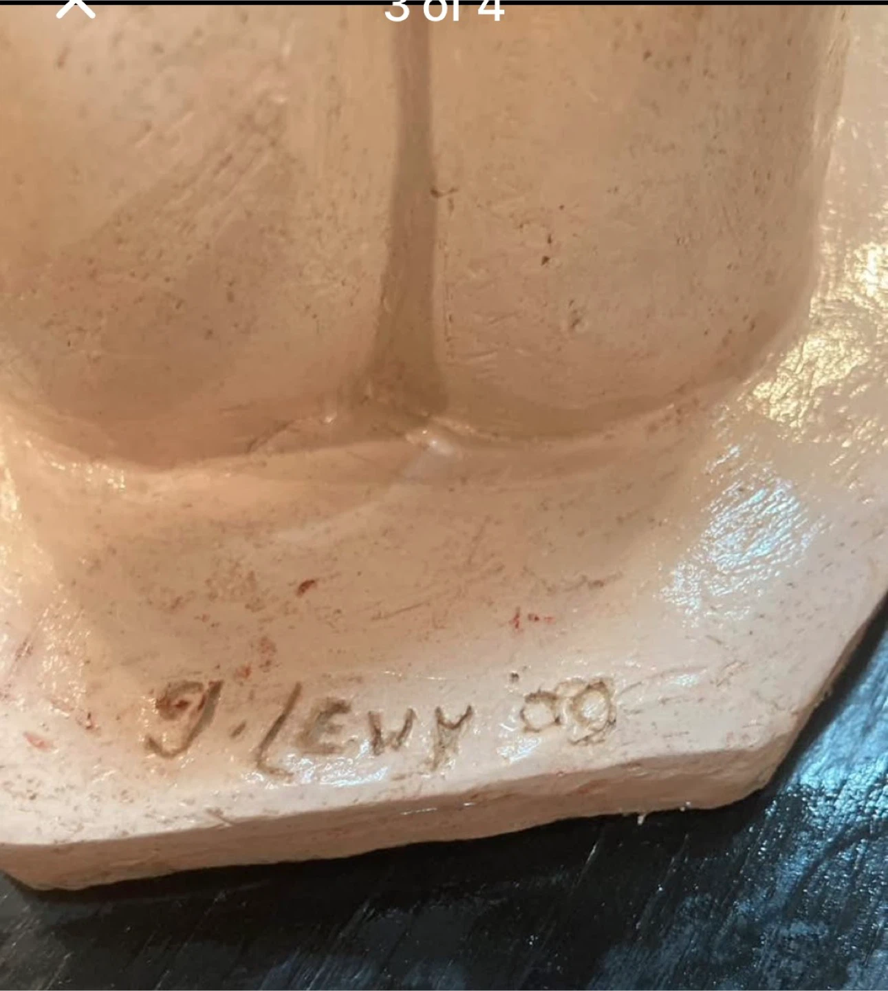 J. Levy Sculpture of Embracing Couple - photo 3