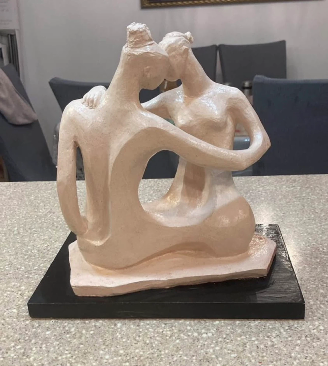 J. Levy Sculpture of Embracing Couple