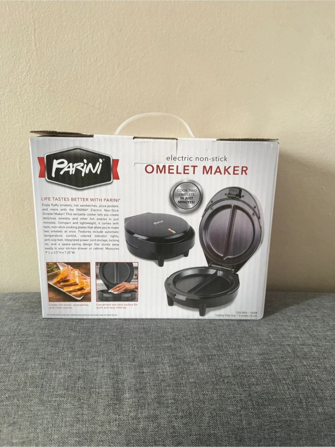 Parini Electric Non-Stick Omelet Maker - photo 2
