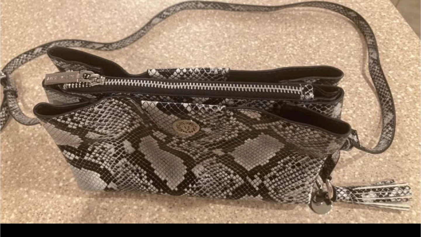 Anne Klein Snake Print Crossbody Bag - photo 3