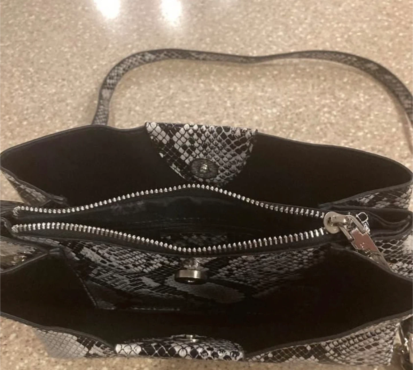 Anne Klein Snake Print Crossbody Bag - photo 4