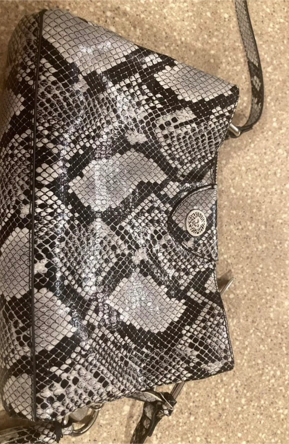 Anne Klein Snake Print Crossbody Bag - photo 2